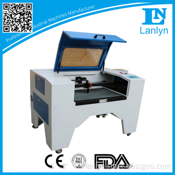 Alibaba china reci 80w mini laser cutting machine on fabric leather business card